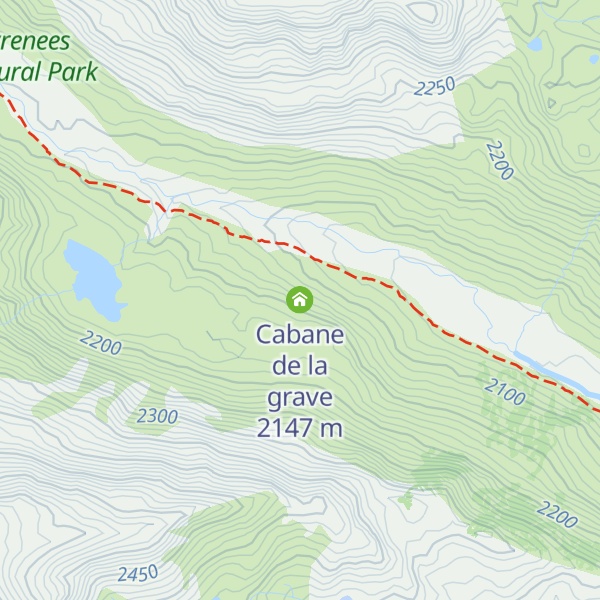 Map of Cabane de la grave