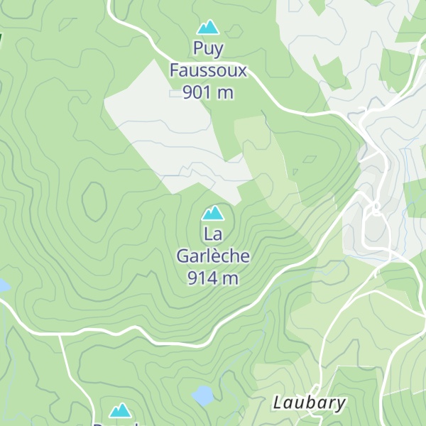 Map of La Garlèche