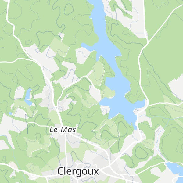 Map of Gîtes de l'Étang Prévot