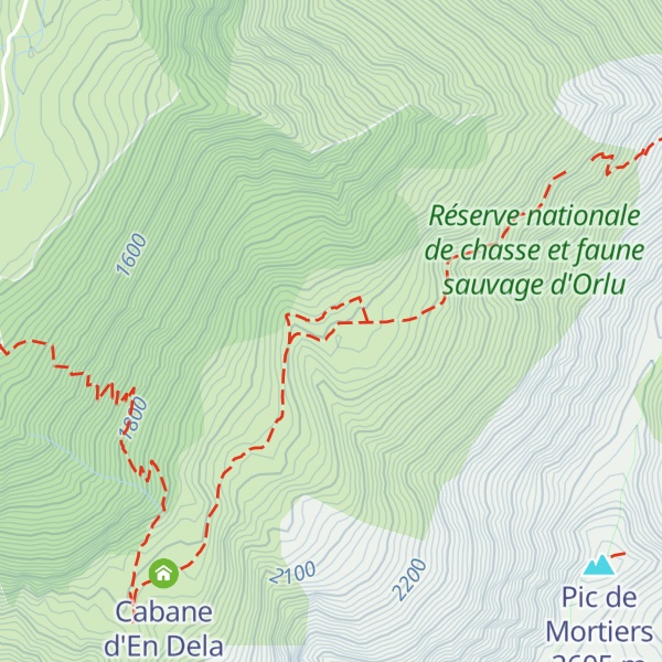 Map of Cabane de la jasse des Espagnols