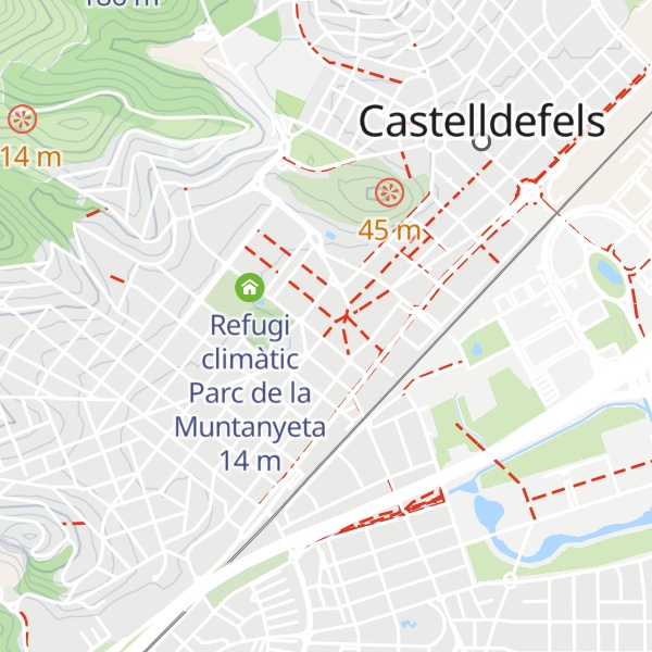 Map of Refugi climàtic Edifici de la República