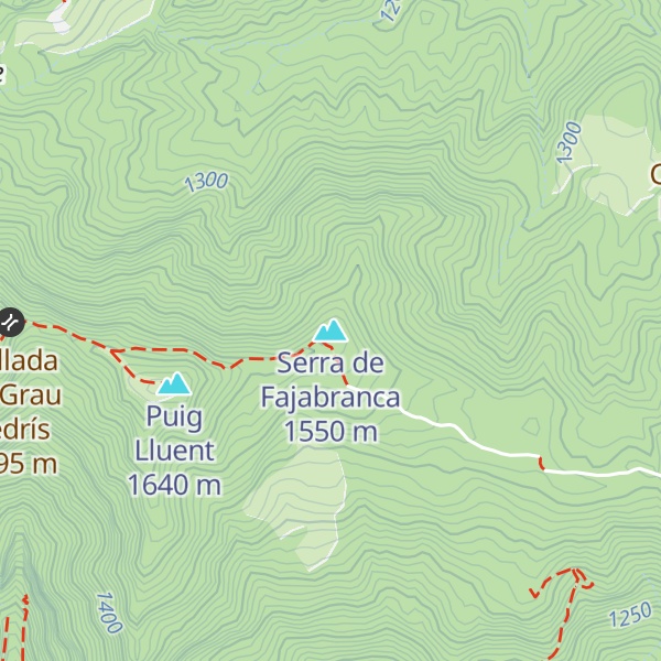 Map of Serra de Fajabranca