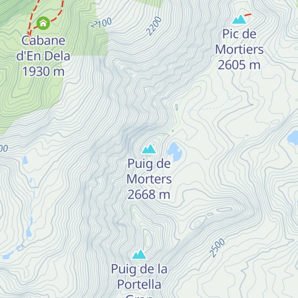 Map of Puig de Morters