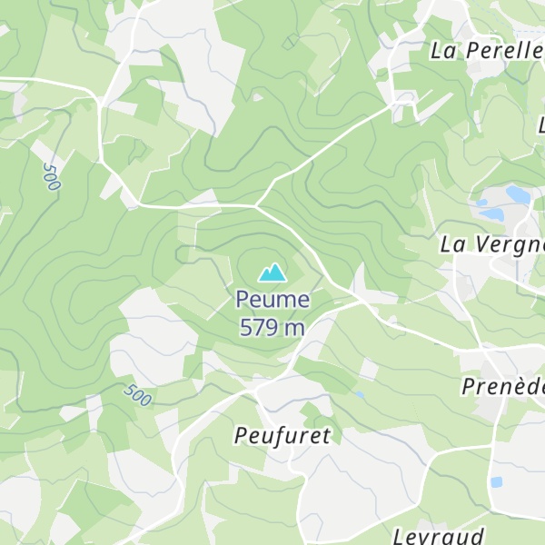 Map of Peume