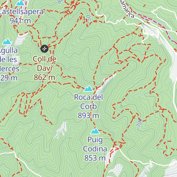 Map of Roca del Corb