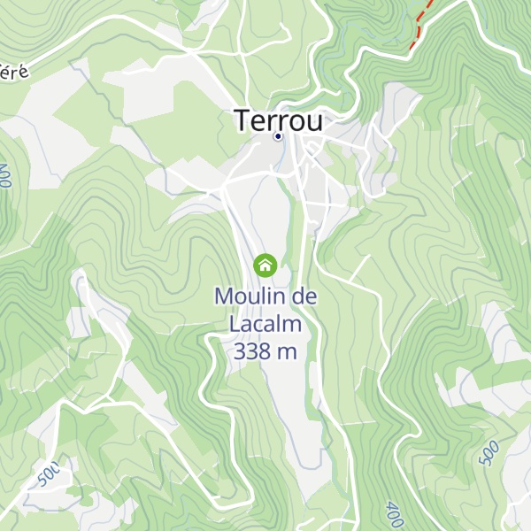 Map of Moulin de Lacalm