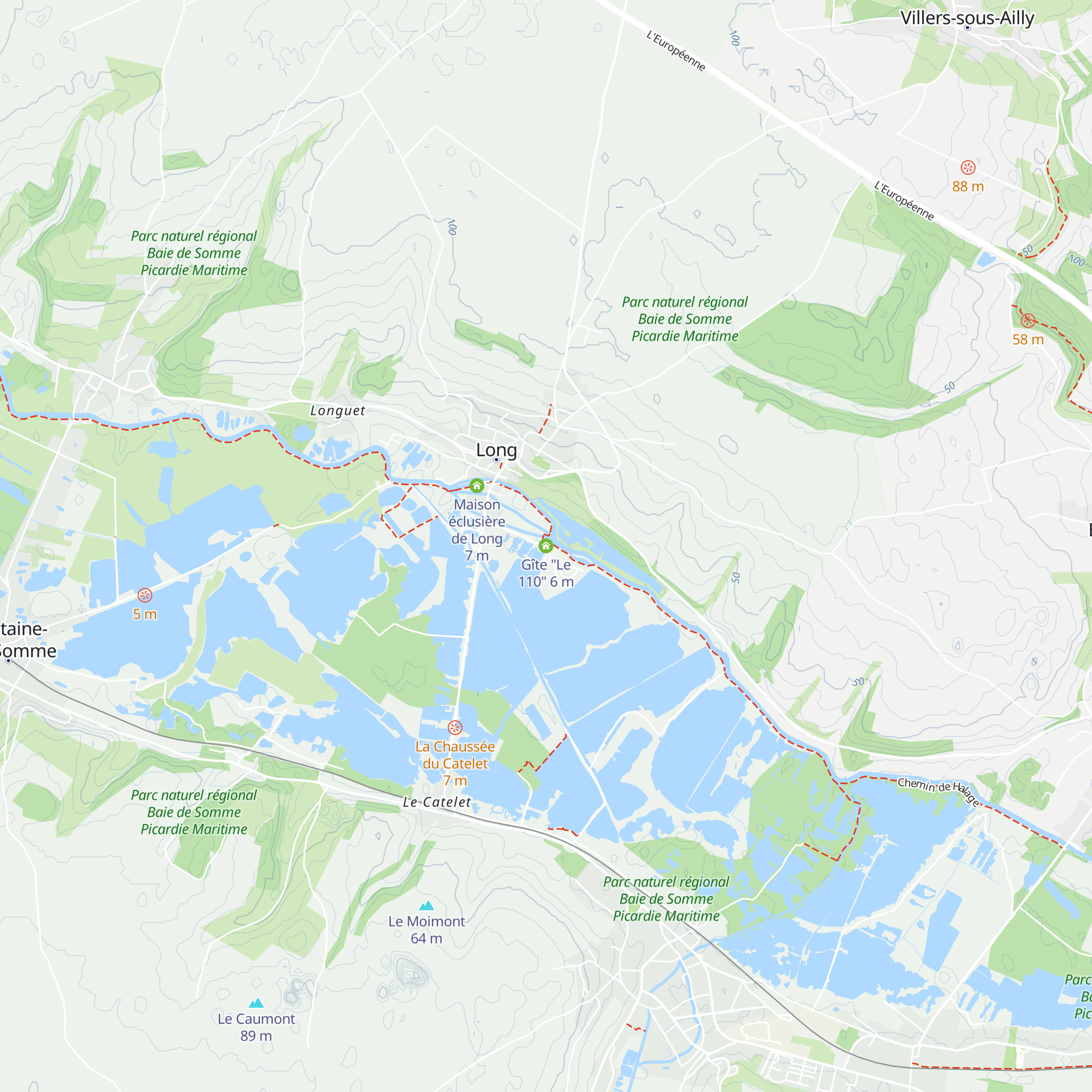 Gîte "Le 110" map