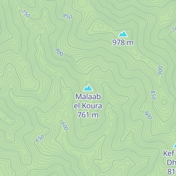 Map of Malaab el Koura