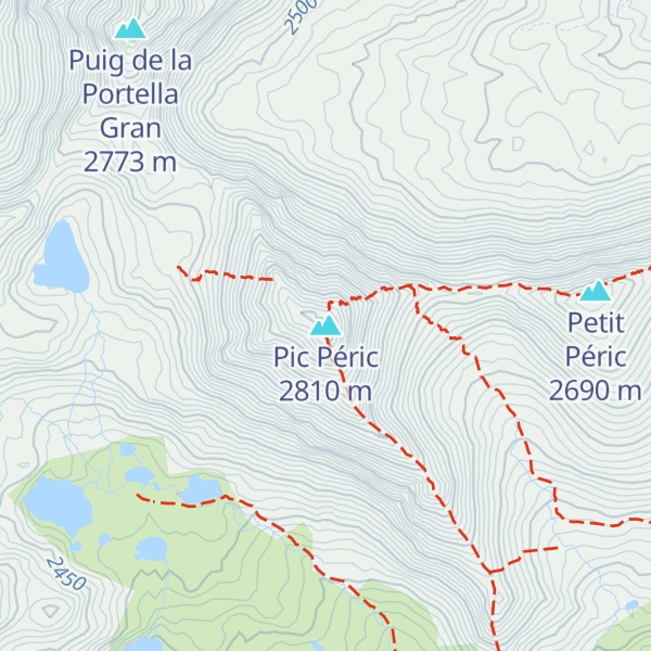 Map of Pic Péric