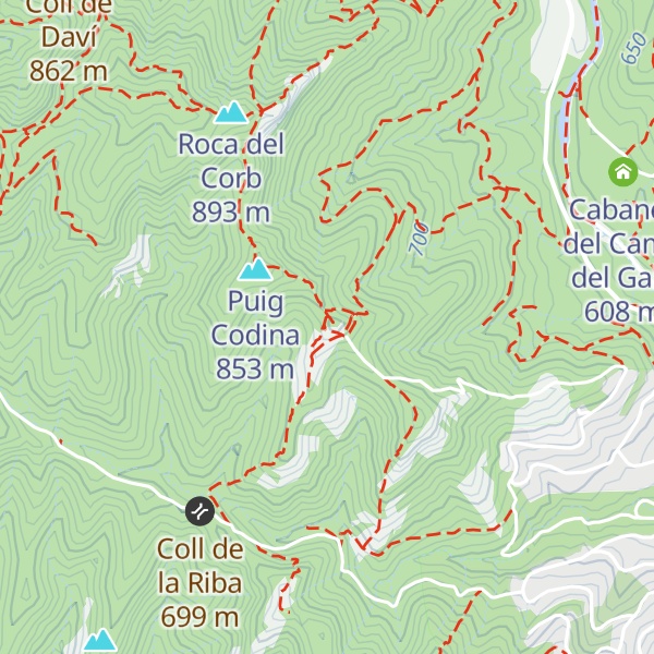 Map of Punta dels Caus Cremats