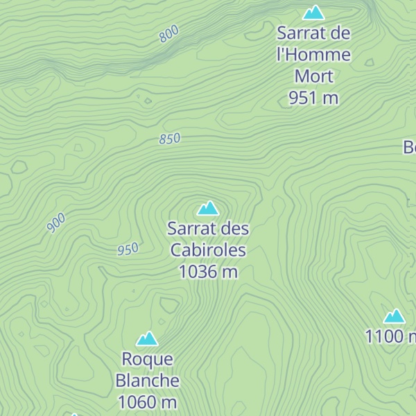 Map of Sarrat des Cabiroles
