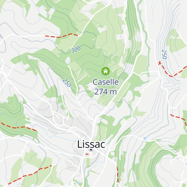 Map of Caselle