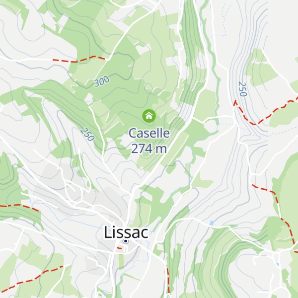 Map of Caselle