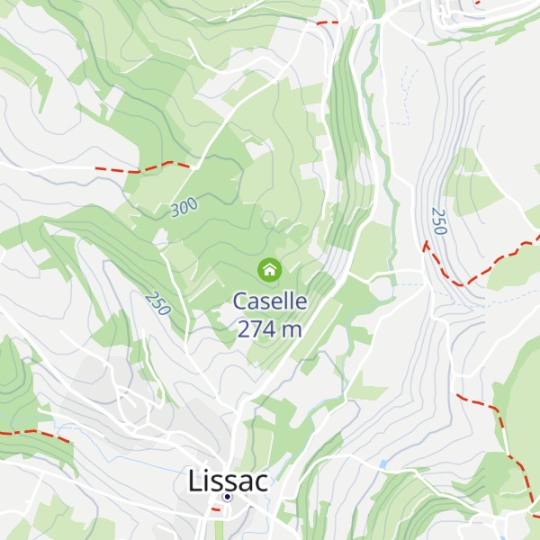 Map of Caselle