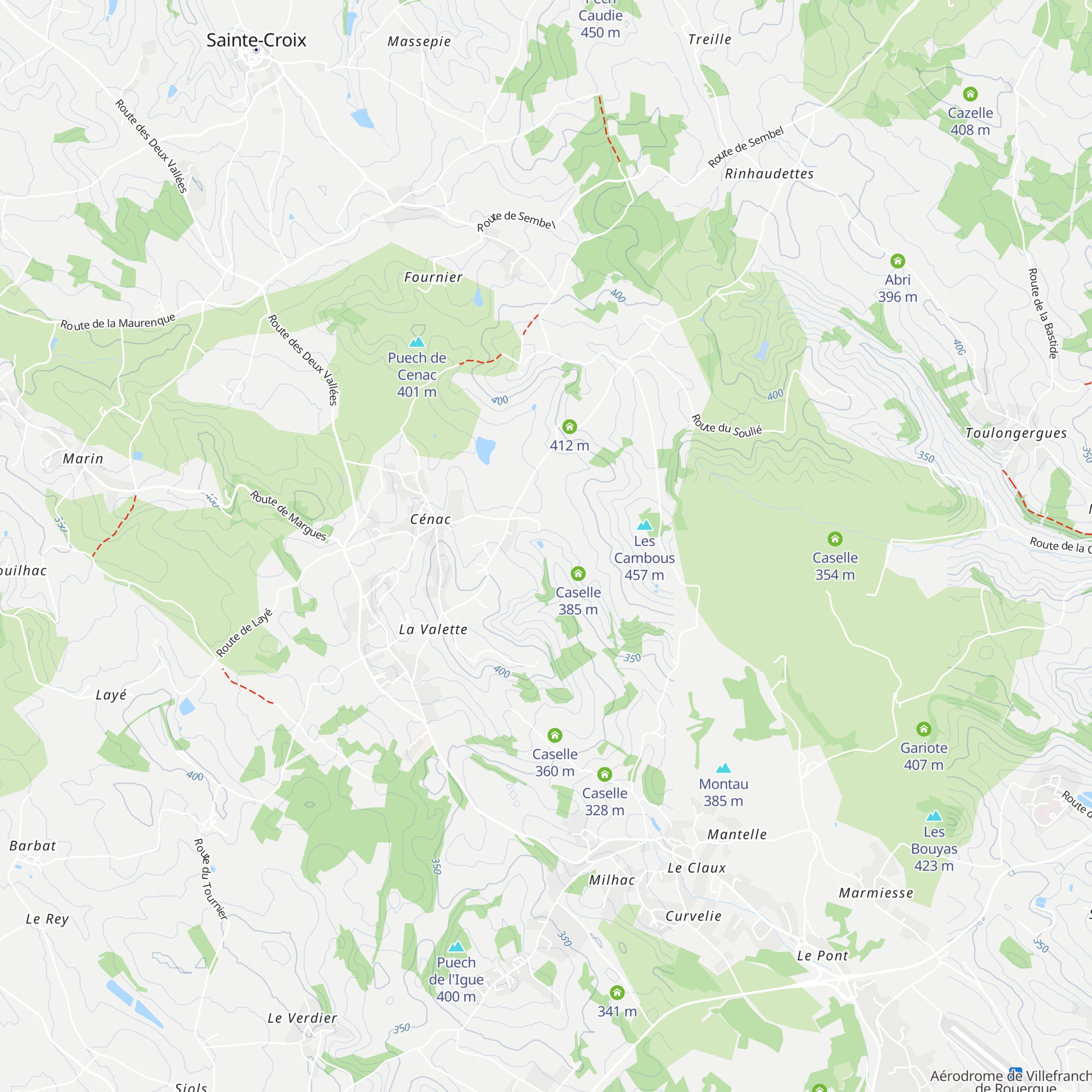 Caselle map