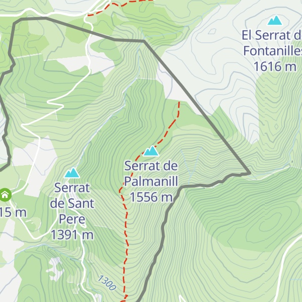 Map of Serrat de Palmanill