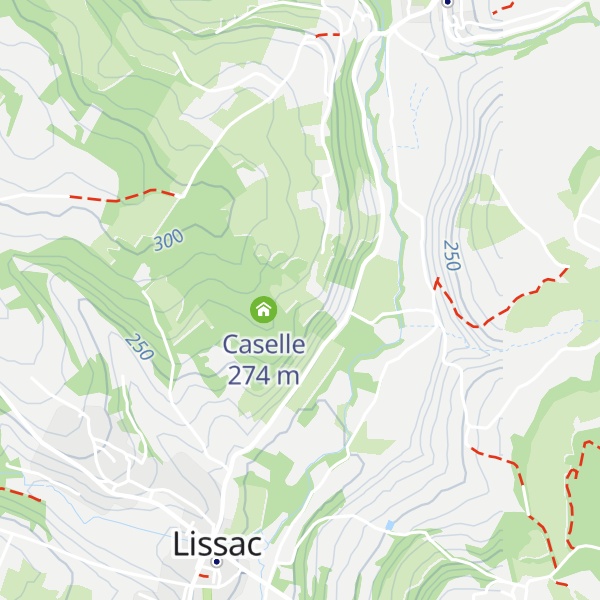 Map of Caselle