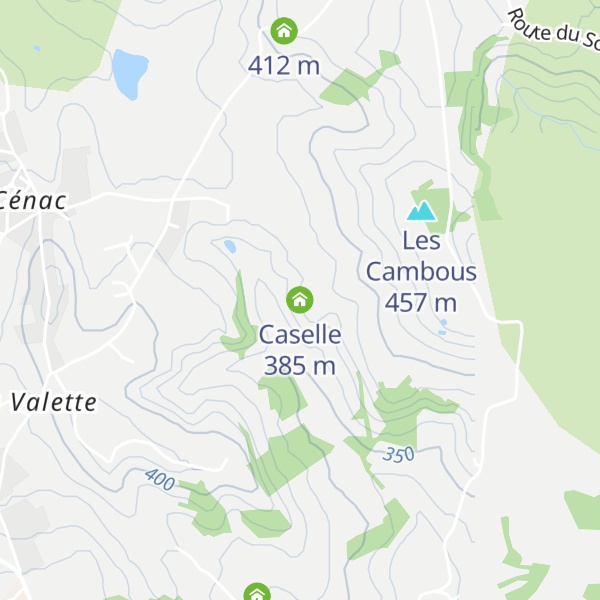 Map of Caselle