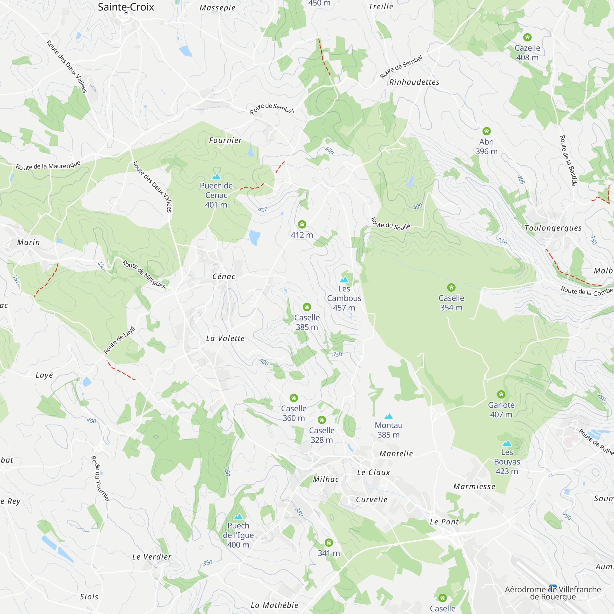 Caselle map