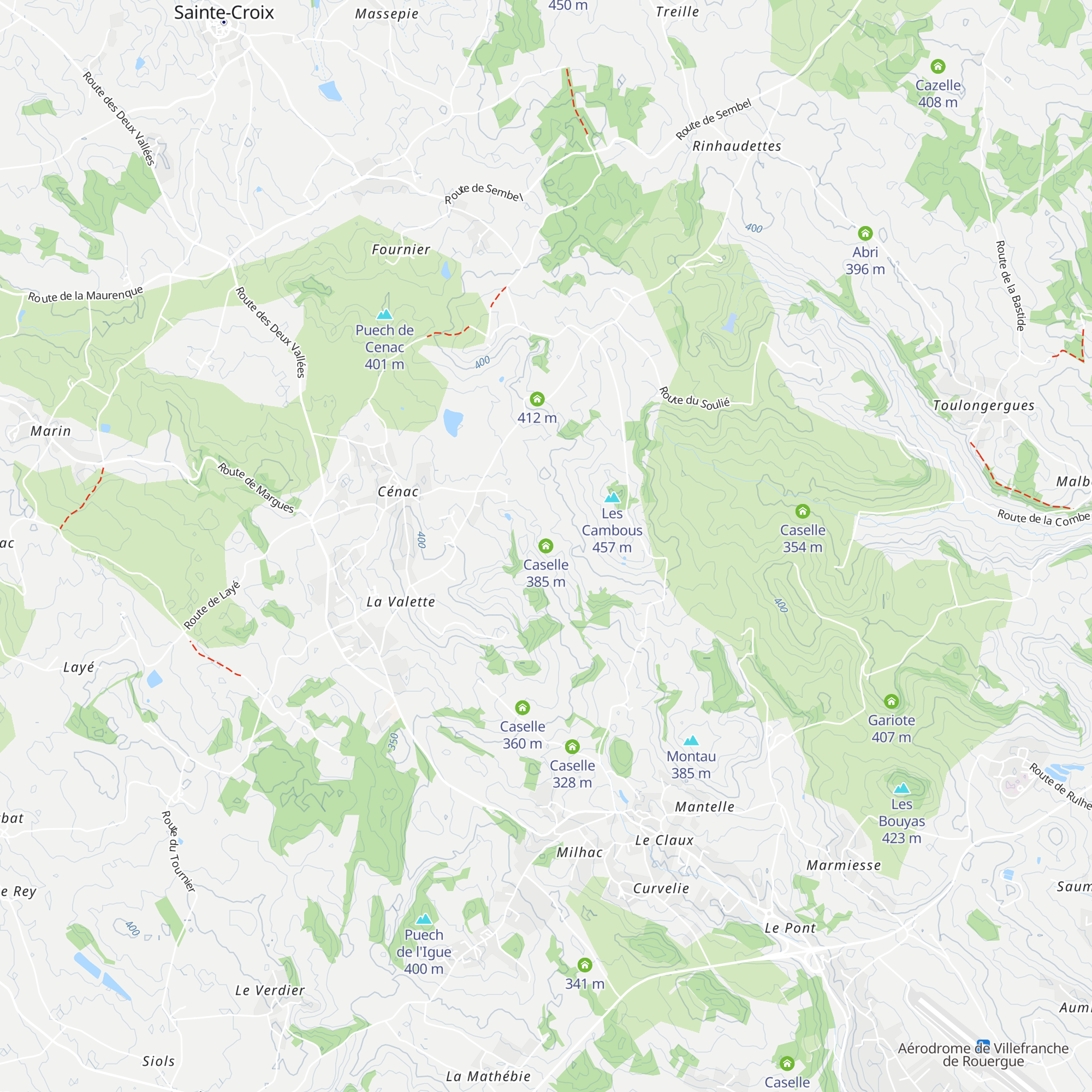Caselle map