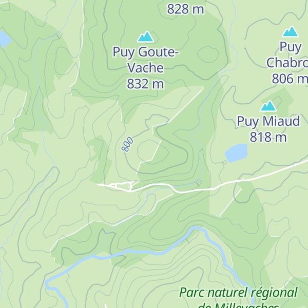 Map of Puy de la Mole