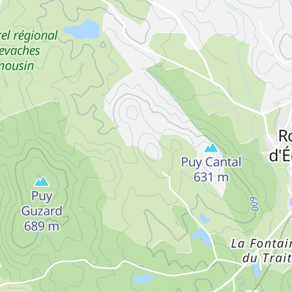 Map of Puy Lagarde
