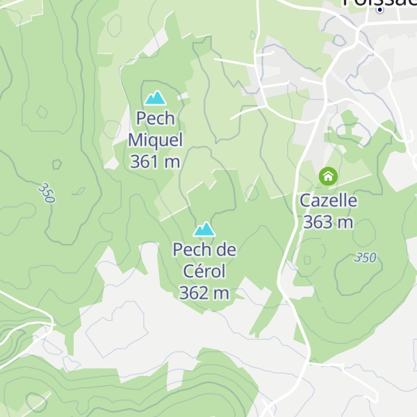 Map of Cazelle