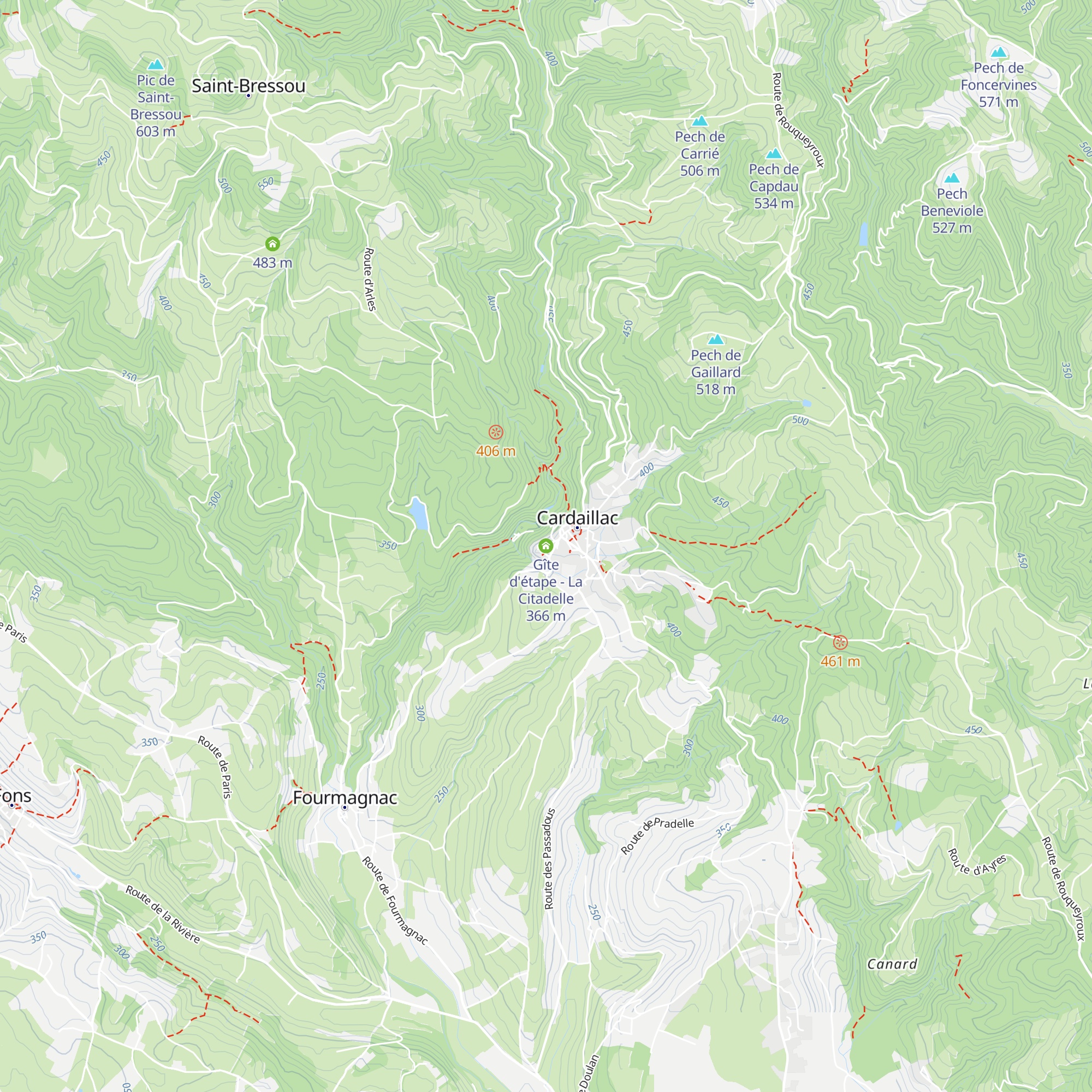 Gîte d'étape - La Citadelle map