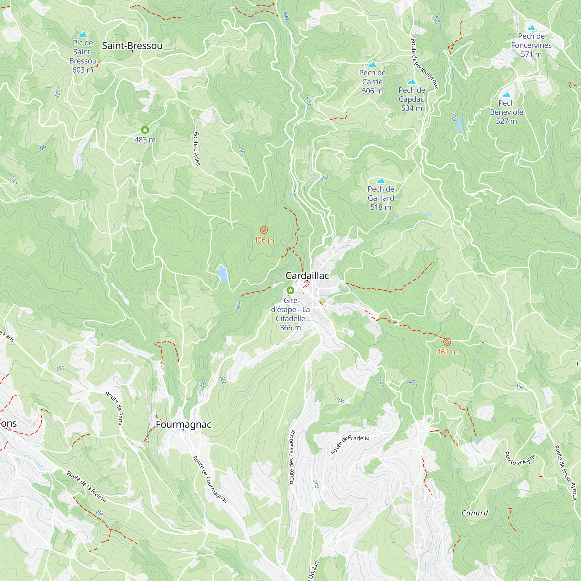Gîte d'étape - La Citadelle map