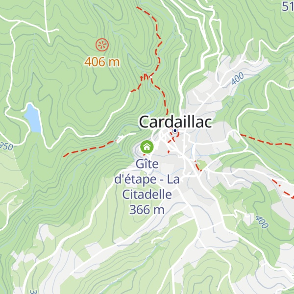 Map of Gîte d'étape - La Citadelle