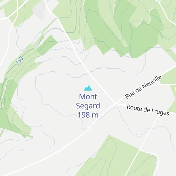 Map of Mont Segard