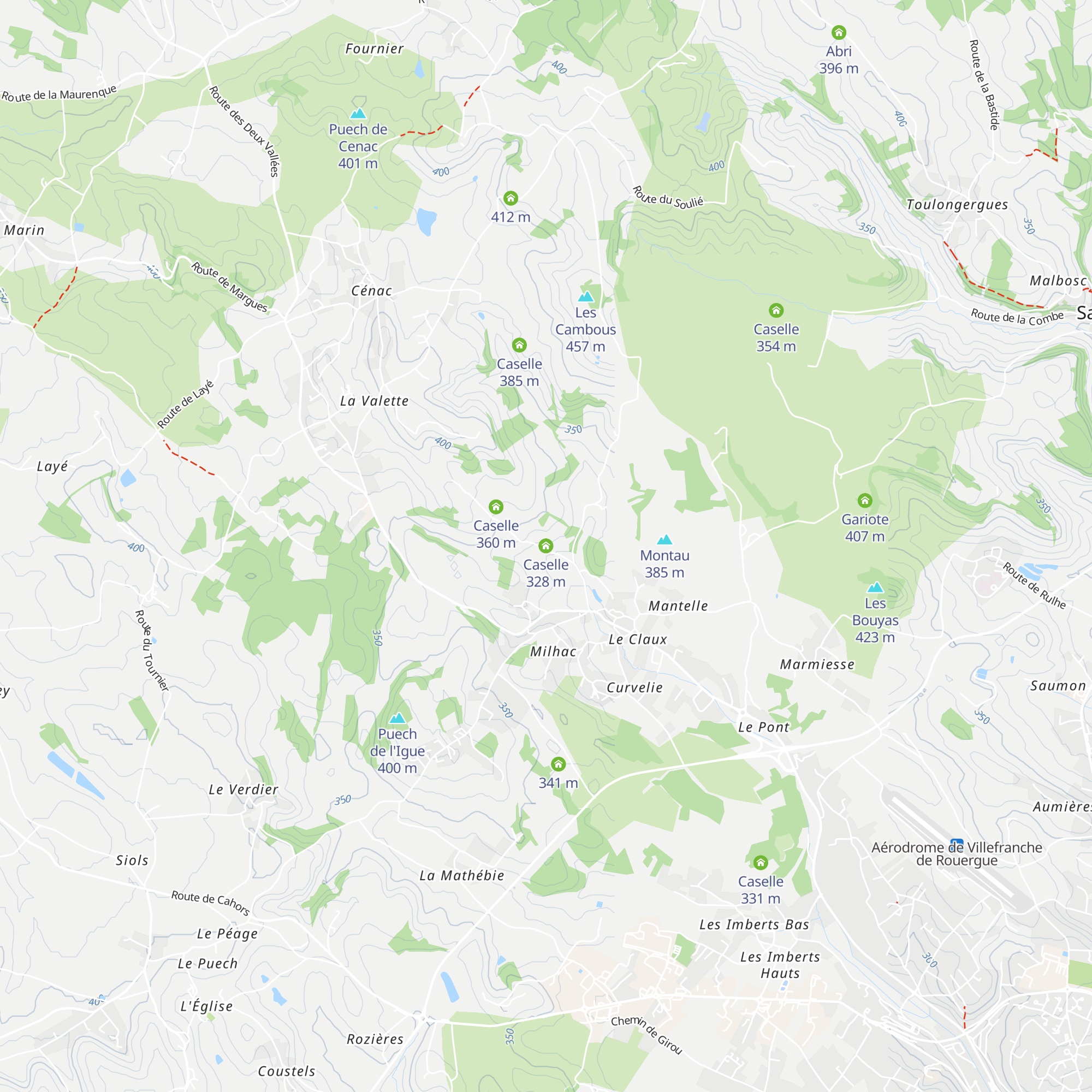 Caselle map