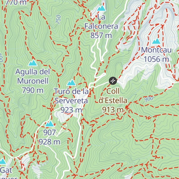 Map of Centre d'informació del Coll d'Estenalles
