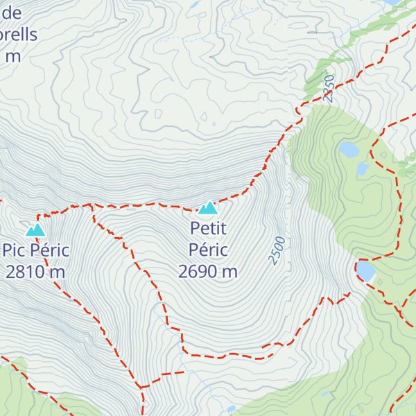 Map of Petit Péric