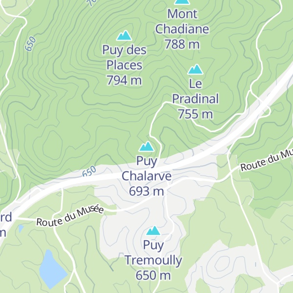 Map of Puy Chalarve