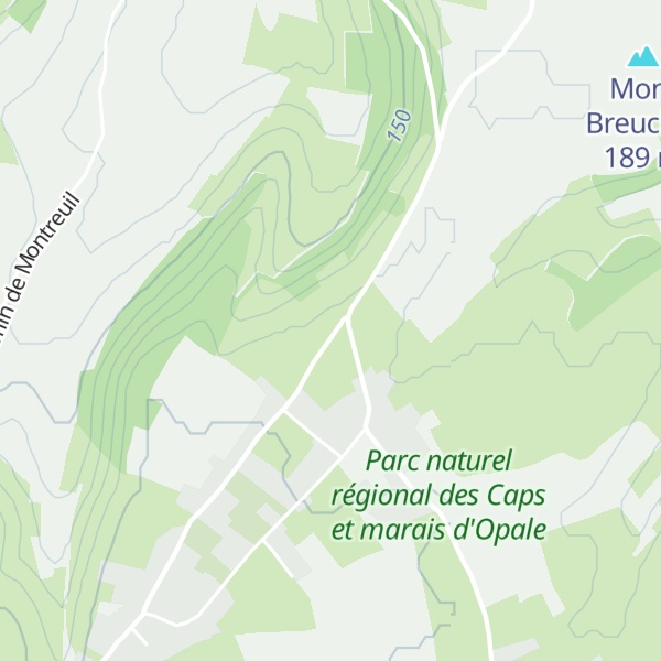 Map of Mont de la Cagne