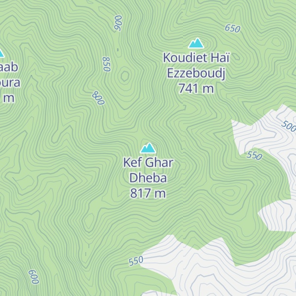 Map of Kef Ghar Dheba
