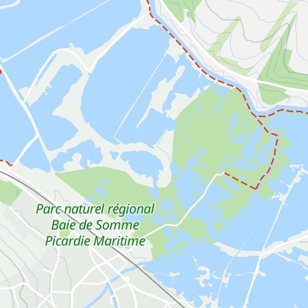 Map of Gîte Étang de l'hôpital