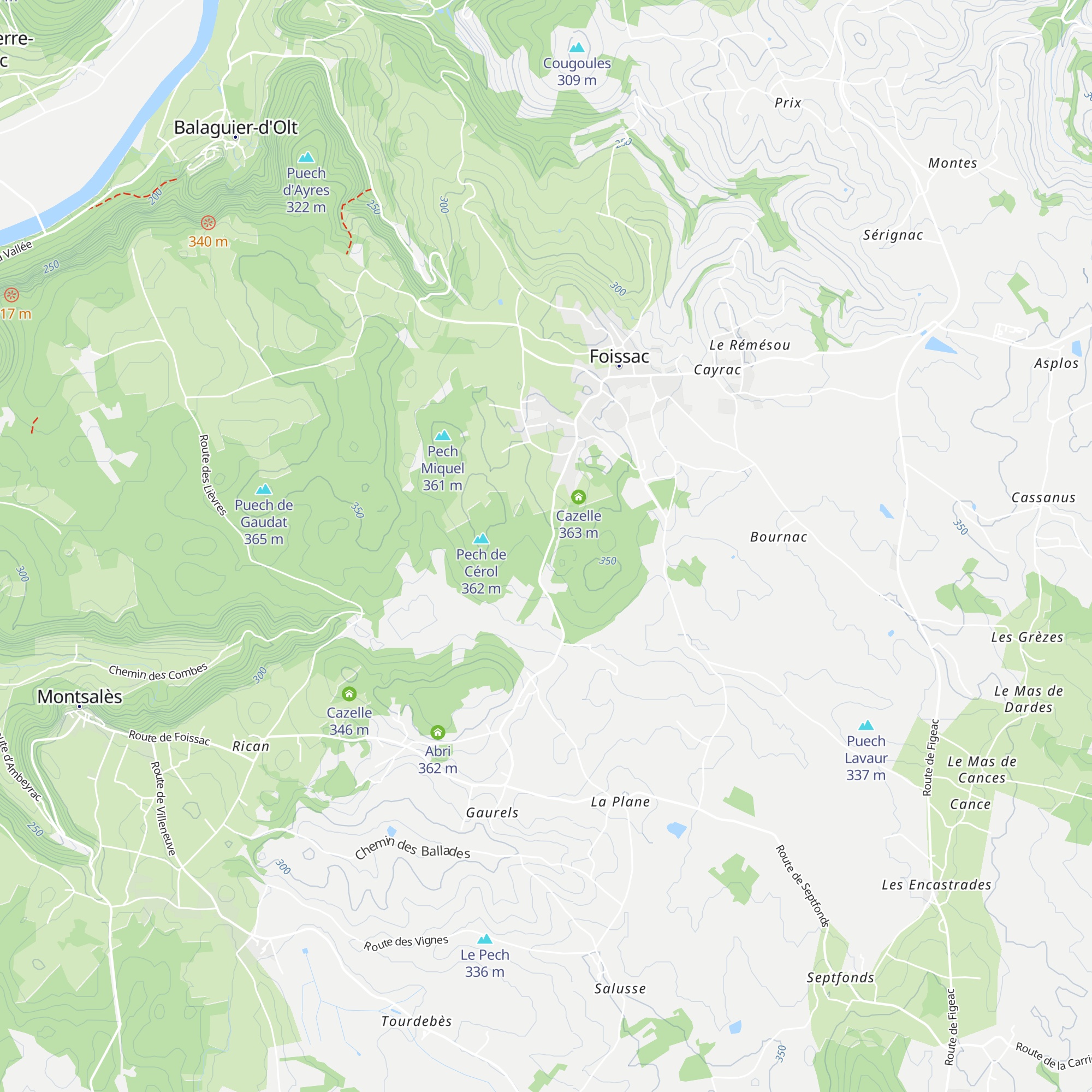 Cazelle map