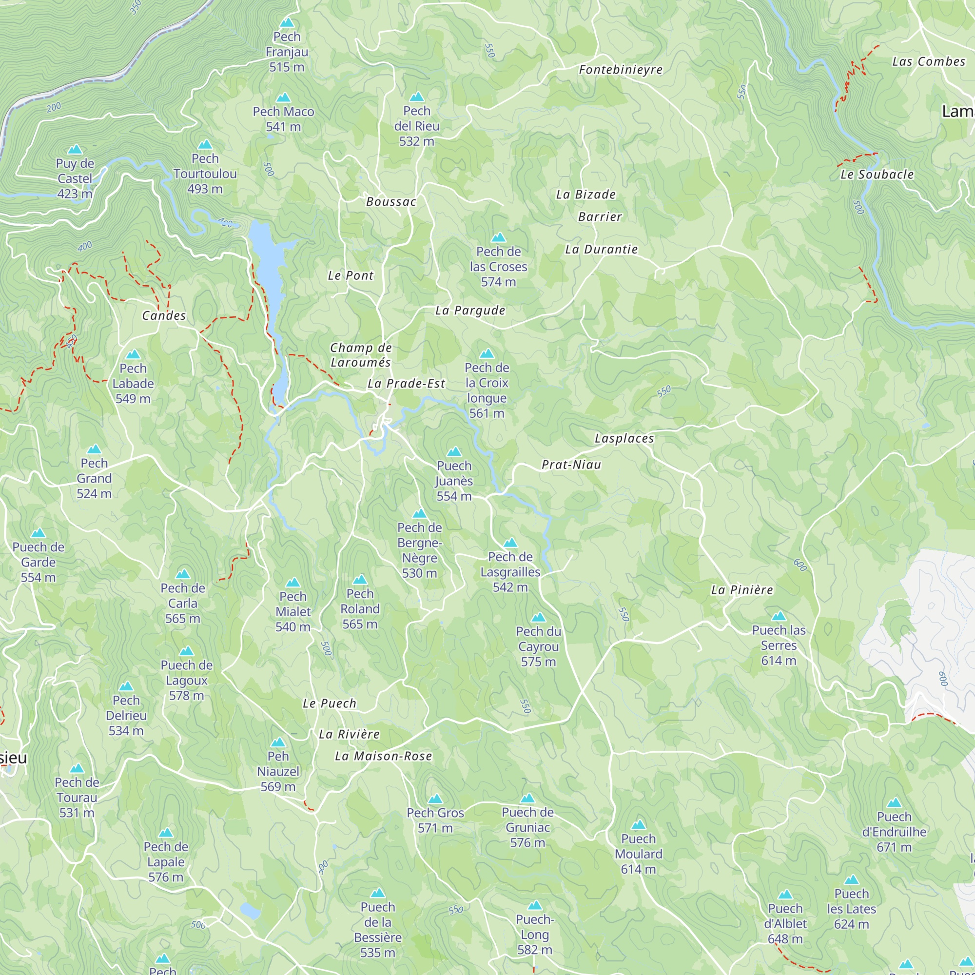 Cabane de chasse map