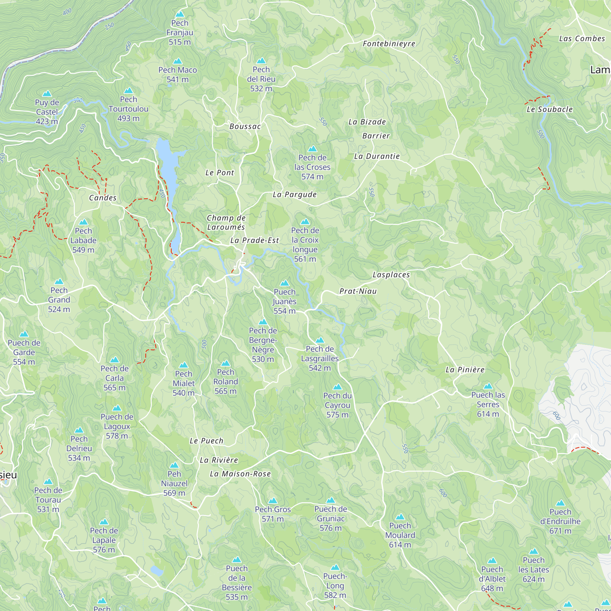 Cabane de chasse map