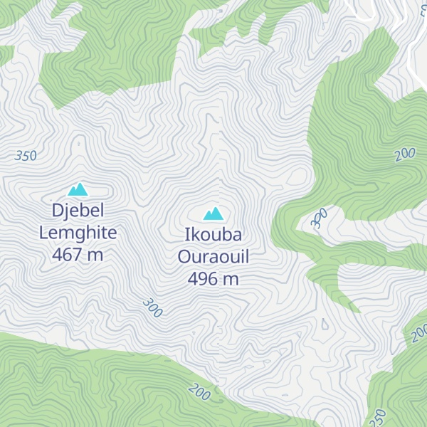 Map of Ikouba Ouraouil