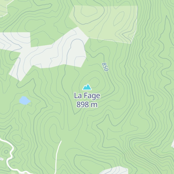 Map of La Fage