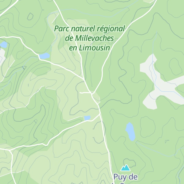 Map of Gîte d'étape de Chadebec