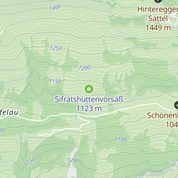 Map of Sifratshüttenvorsäß