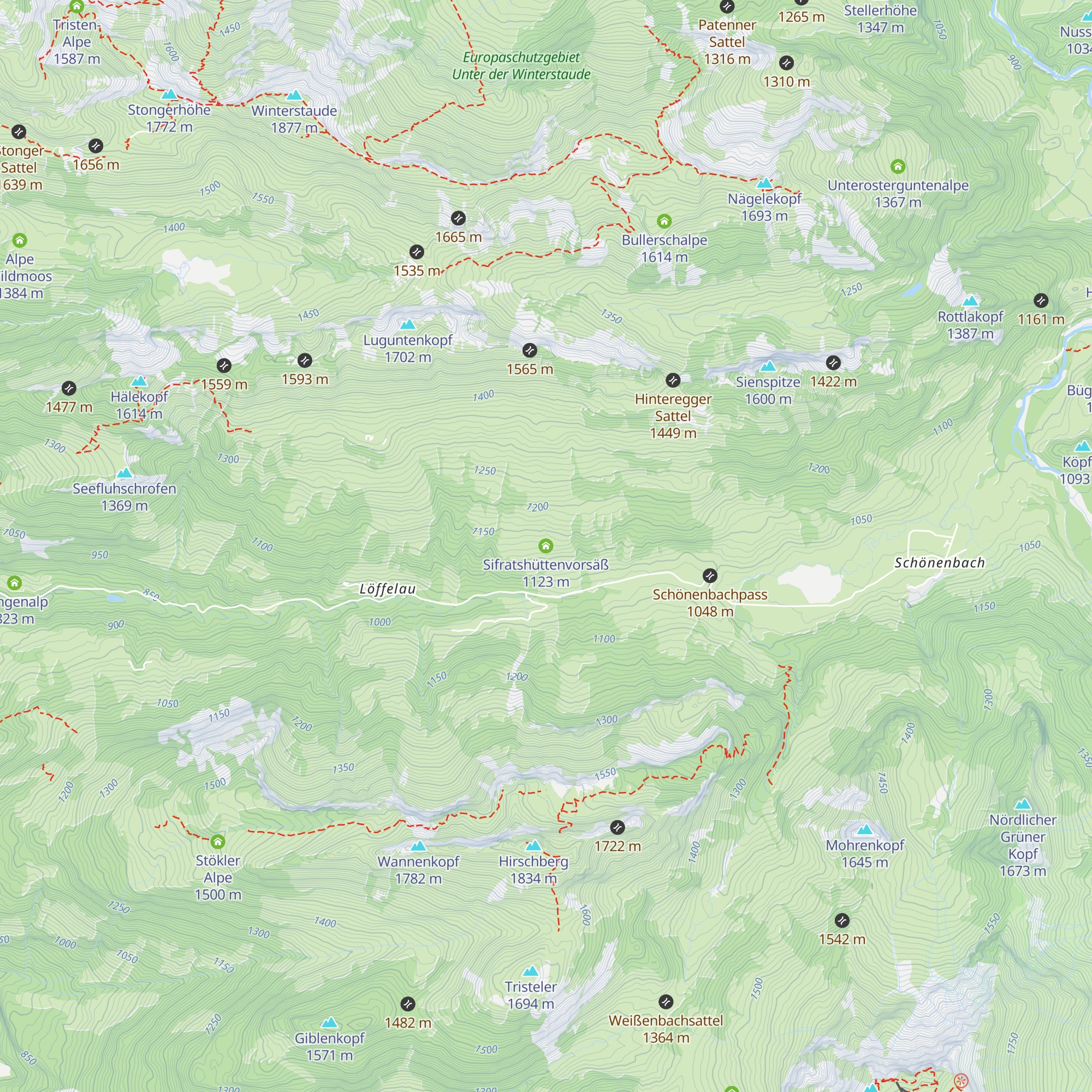Sifratshüttenvorsäß map