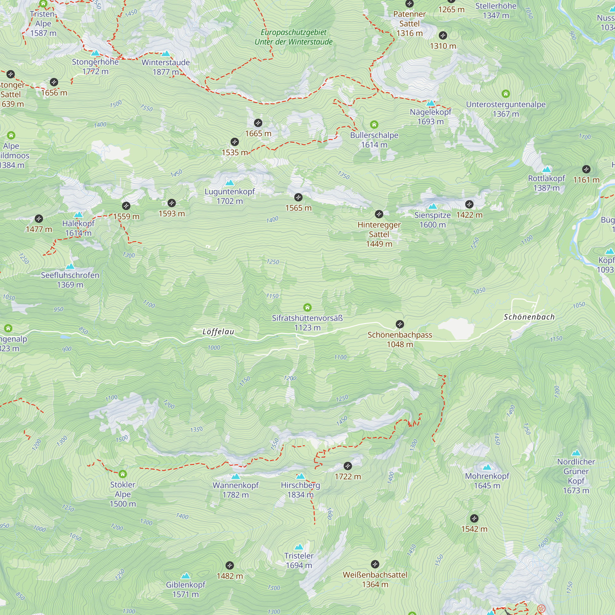 Sifratshüttenvorsäß map