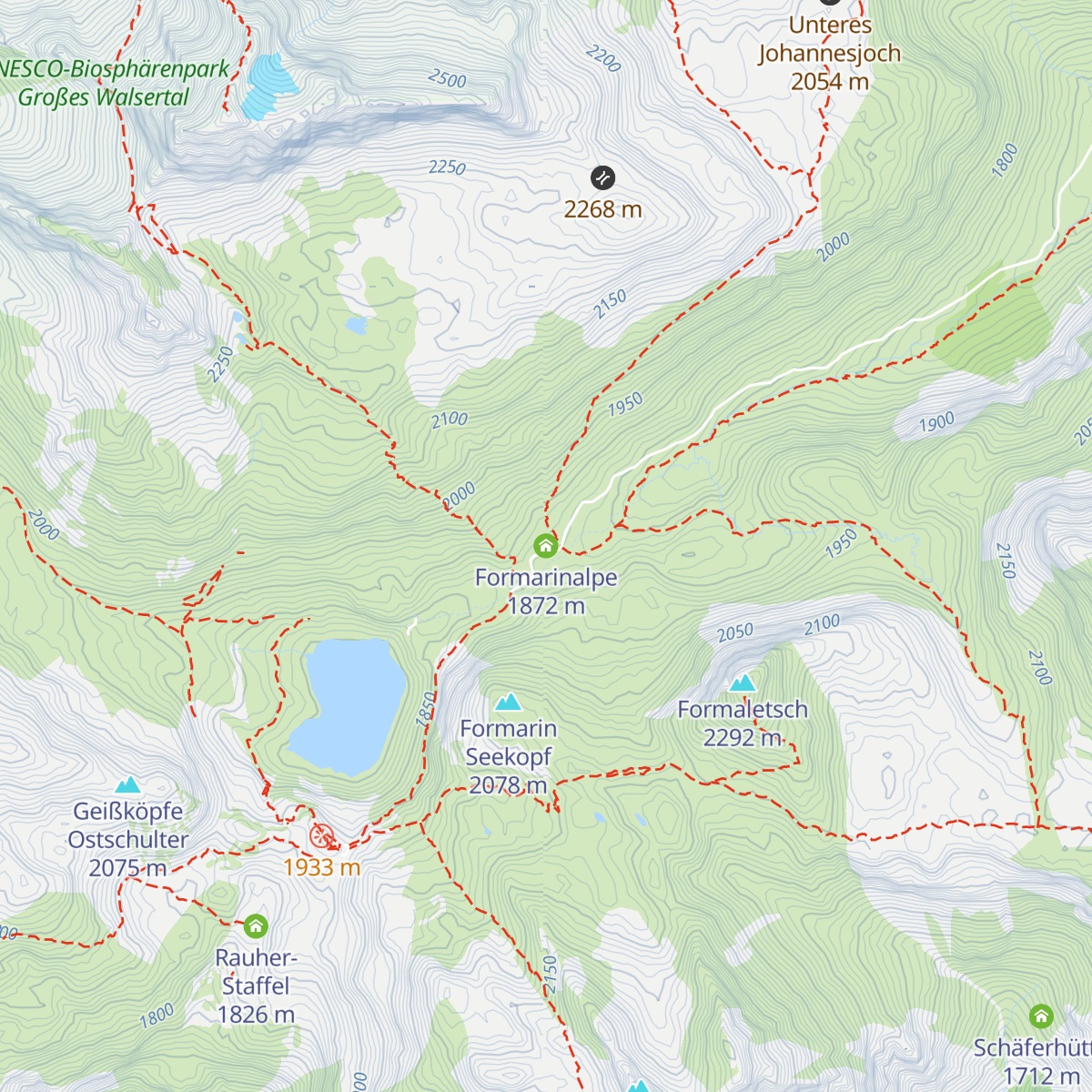 Formarinalpe map
