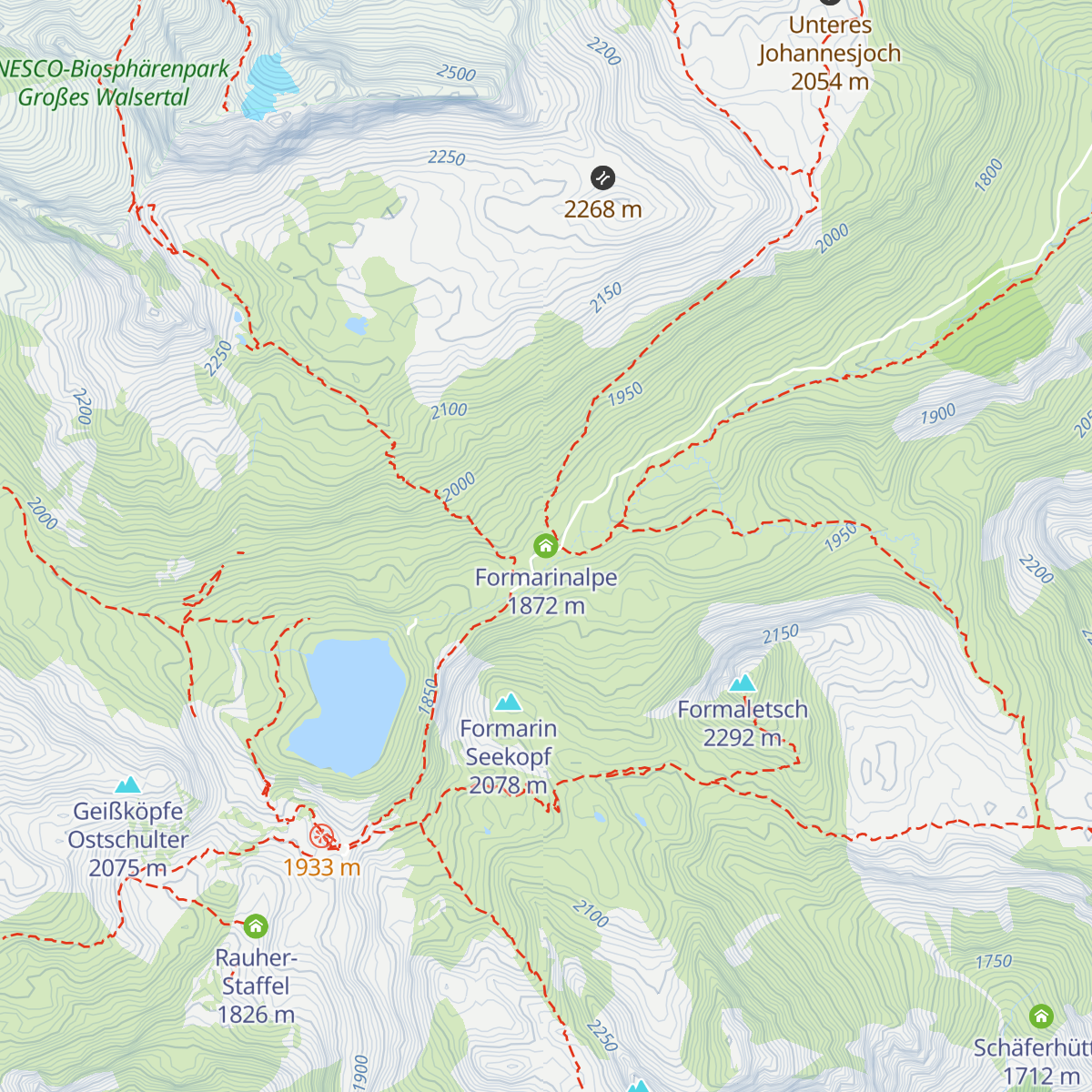 Formarinalpe map