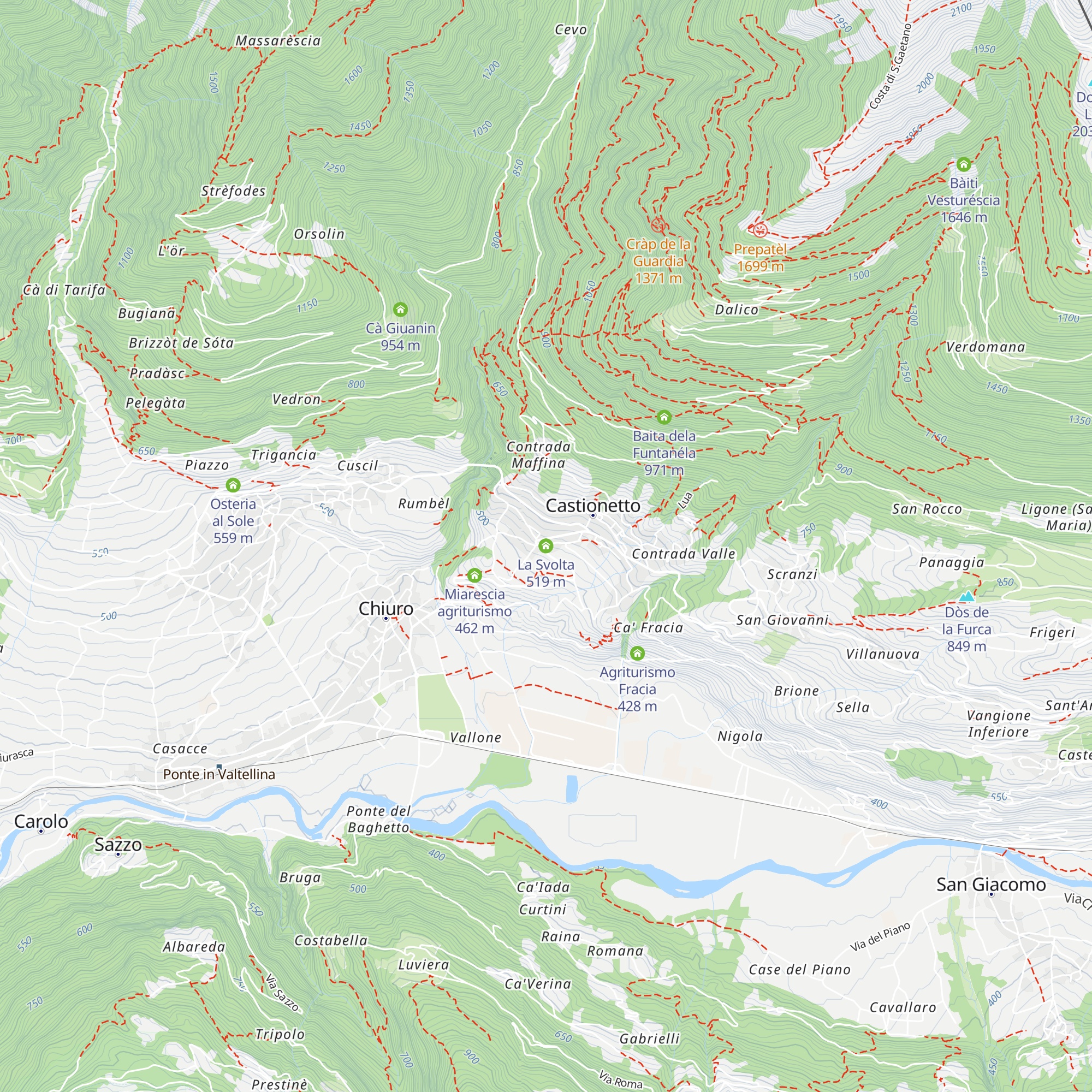 La Svolta map